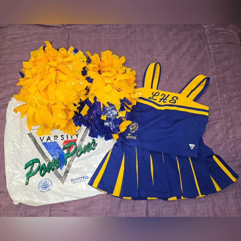 Authentic Vintage Varsity Cheerleading Uniform